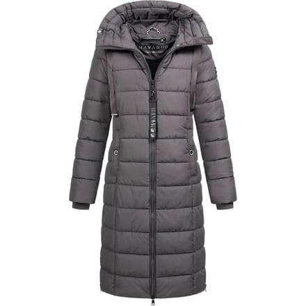 Navahoo Mondmädchen dames wintermantel met capuchon en fleecevoering