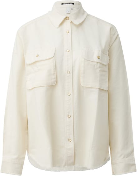 Overshirt met opgestikte zakken dames QS