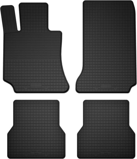 Wielganizator BasicProtect Serie - Rubber Auto Matten - 1,5 cm Rand - 4 stuks