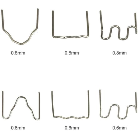 100 stuks Auto Bumpers Plastic Lasapparaat Lasdraad Plastic Lassers Studs Uiterlijk Reparatie Machine Herstellen S shape 0.8mm