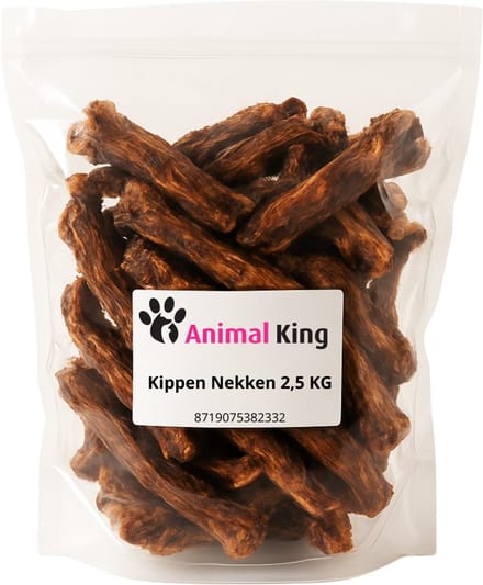 Kippennekken -hondensnack - Animal King - 2500 gram