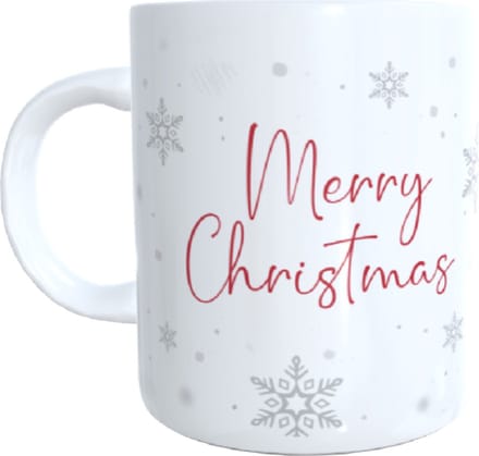 Bedrukte koffie beker - thee mok merry christmas - kerstman