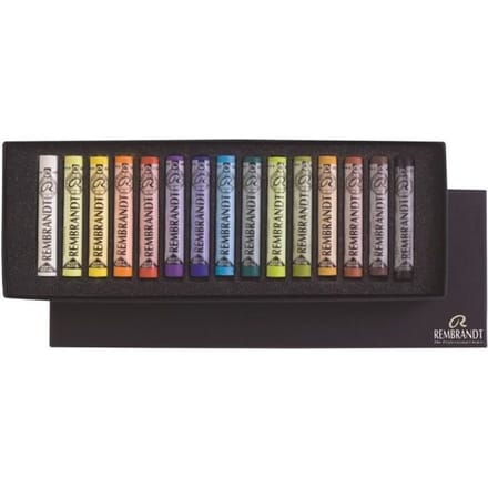 Rembrandt Soft pastel set Algemene Selectie | 15 hele pastels