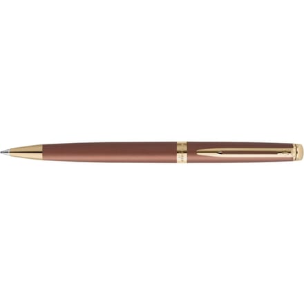 Waterman Hémisphère Ballpoint Pen | Copper Red (The Understated Edit Collection) | Medium Point with Blue Ink | Gift Box