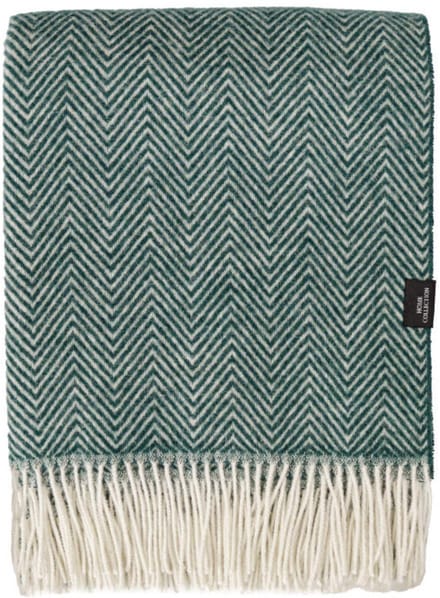 WOOOL Plaid - Manhattan (Groen) - 140x200cm - 100% Wol