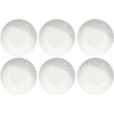 Dinerbord Solea diep, Ø 205 mm, effen, wit, Porselein, 6 st.