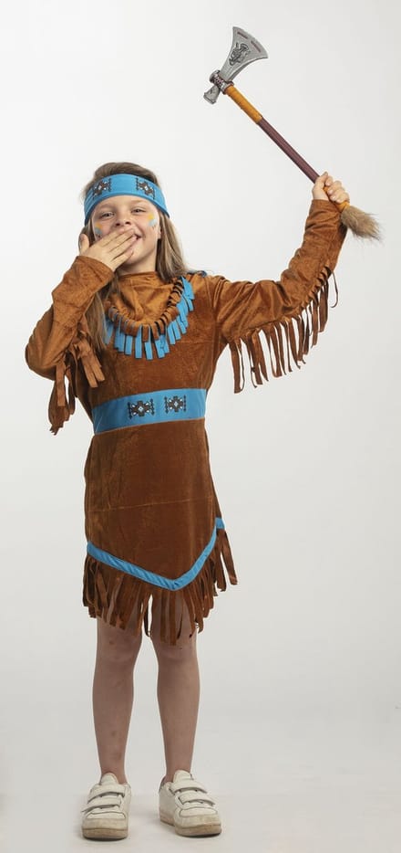 Indianen Kostuum Meisje Dakota - Maat 152
