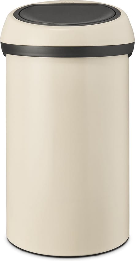 Brabantia Afvalbak Touch Bin - Staal - Soft Beige - 40x40x71cm - 60l