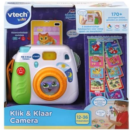 VTech Baby Klik & Klaar Camera - Educatief Speelgoed - Speelcamera voor Kinderen - Van 1 tot 3 Jaar