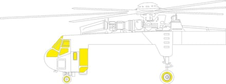 Eduard Modelbouwpakket - BIG33152 Accessoires for CH-54A - Accessoires set - 1:35 - Modelbouw