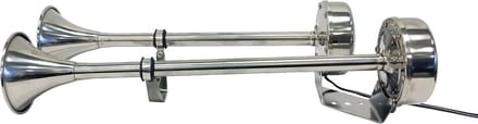 Allpa 12V RVS elektromagnetische dubbele Scheepshoorn