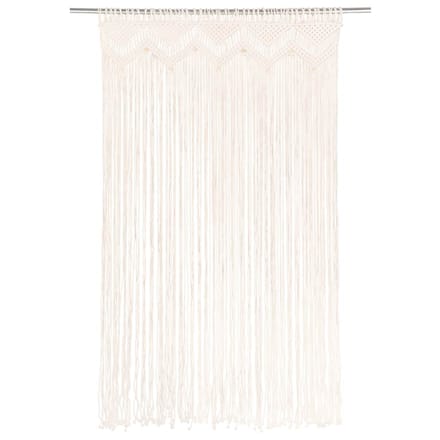 vidaXL - Gordijn - macramé - 140x240 - cm - katoen