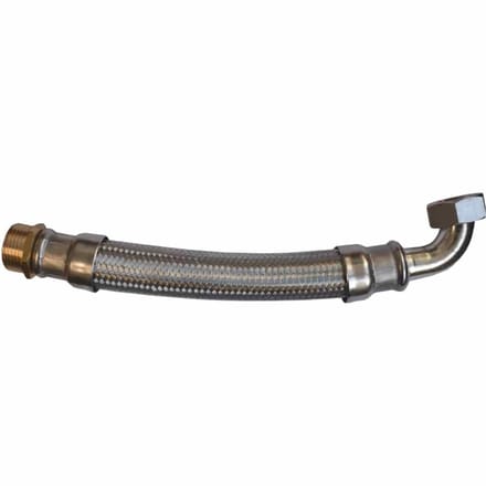 Panzerslang DN25, 1", RVS, DVGW, 500mm