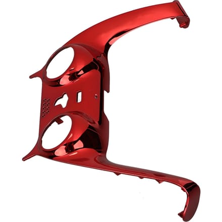 Voor PS5 Controller Faceplate DIY Vervangingsclip Shell Decoratie Accessoires met Joystick Covers Rood rood