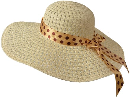 Clayre & Eef Hoed Beige Papierstro