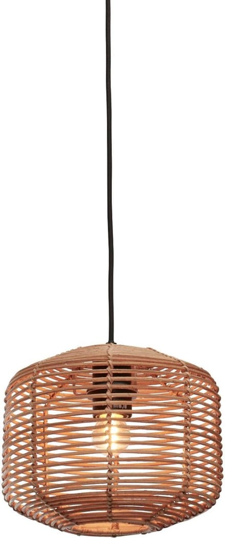 GOOD&MOJO Hanglamp Tanami - Rotan - Ø25cm - Modern - Hanglampen Eetkamer, Slaapkamer, Woonkamer