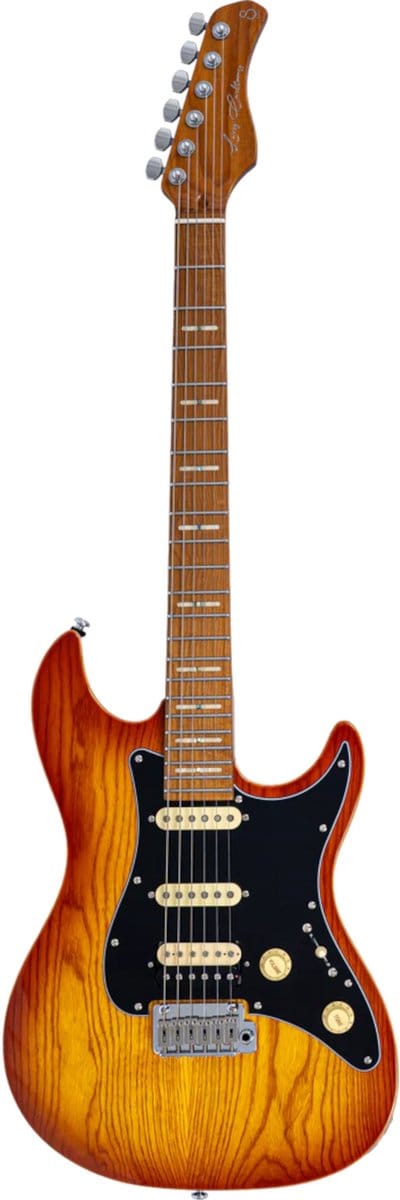 Sire S7S HSS Larry Carlton ST-Style Elektrische Gitaar Amber Burst