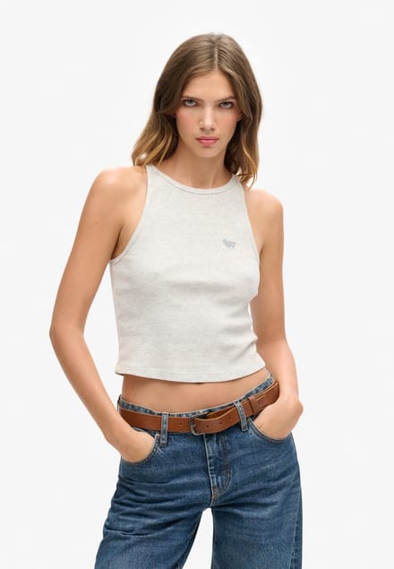 Superdry - Essential Logo Racer hemdtopje - Dames - Vesten