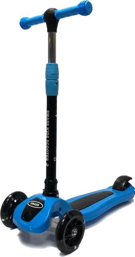 SWASS Kids Scooter Step 2 - Inklapbaar met LED wielen - Blauw