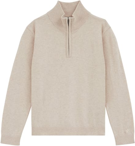 WE Fashion Jongens gebreide trui met quarter-zip