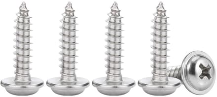 M3 Platte Schroeven RVS A2 V2A 12 mm - 50 Stuks - Ideaal voor Meubelbouw en Houtconstructie