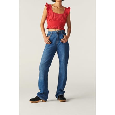 BA&SH Top Yoki Rouge Maat: M | Blouses Outlet | Dames | Rood