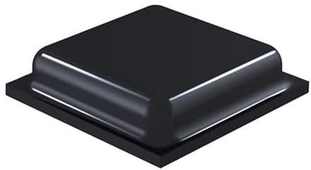 Zelfklevende Elastische Stempel | Vierkant | 10 x 10 mm | 121 Stuks | Antislip | Trillingsbescherming