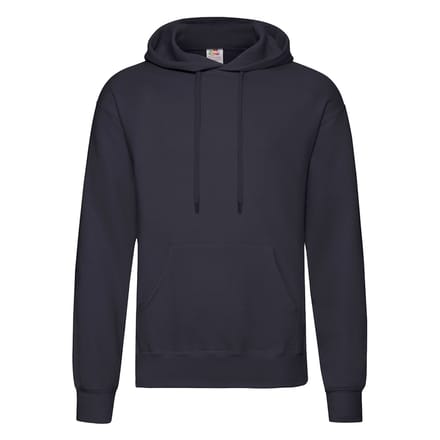 Fruit of the Loom katoenen herenhoodie (Deep Navy)