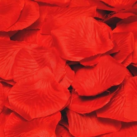 Luxe Rozenblaadjes - 576x stuks - rood - 3x3 cm - Valentijnsdag versiering - Love/Bruiloft