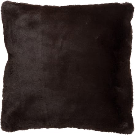 J-Line kussen Cutie - polyester - donkerbruin