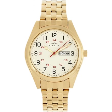 Elevon Gann Horloge met Armband w/Dag/Datum