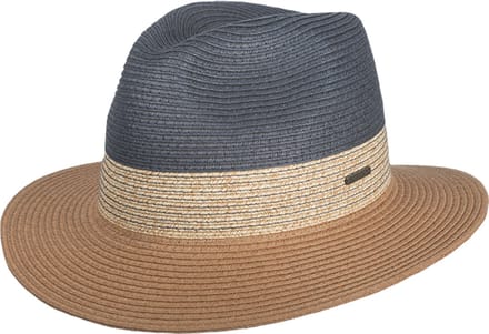 Hatland - Emanuel - Toyo hoed - Marine blauw - Maat M - Unisex