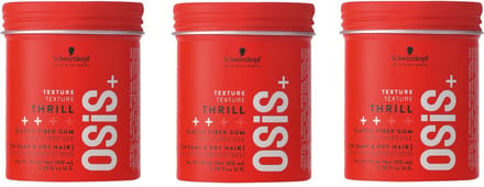 Schwarzkopf Professional Osis+ Texture Thrill Fiber Gum Triple Pack