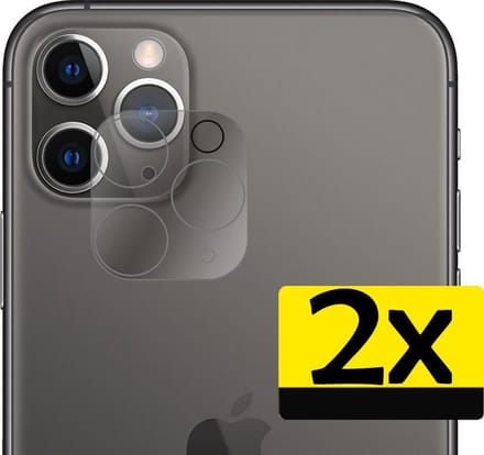 Camera Lens Protector - Geschikt voor Apple iPhone 11 Pro Max - 2 Stuks - Camera Screenprotector - Beschermglas - Gehard Glas - Tempered Glass - Screen Protector