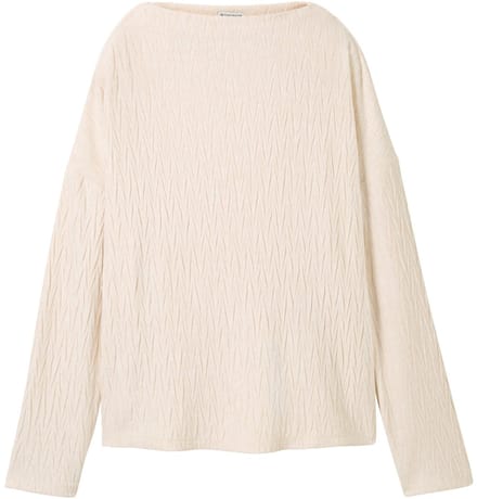 Tom Tailor - T-shirt - Maat L - Vrouwen - 33962 doeskin m - polyester