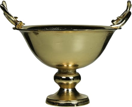 schaal gewei champagne goud large