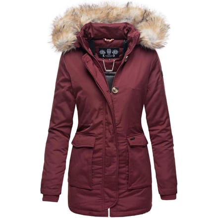 Navahoo Dames Winterjas Schneeengel – Warm, Waterafstotend & Met Afneembare Bontkraag