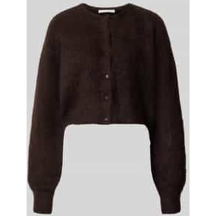 Kort gebreid jack van mohair-mix model 'debbie'