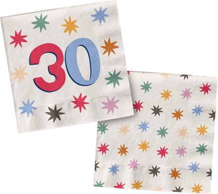 Folat - Servetten - Starburst 30 (20 stuks) - 33 x 33 cm