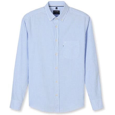 OLYMP Casual Overhemd, Regular Fit, Button-down, Blauw