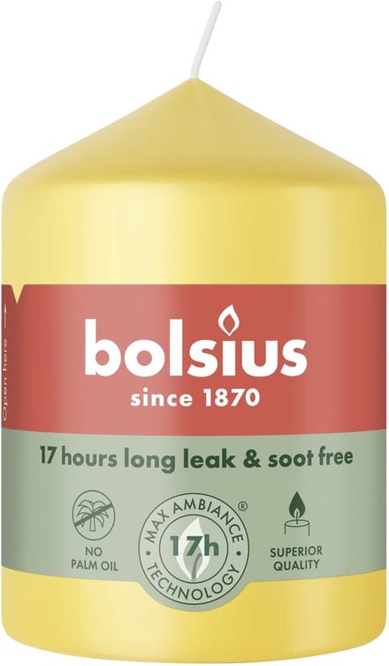 Bolsius Stompkaars 80/58 Sunny Yellow (1 stuk)