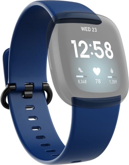 Hama Polsband Voor Fitbit Versa3/Sense Polsband Universeel Donkerblauw