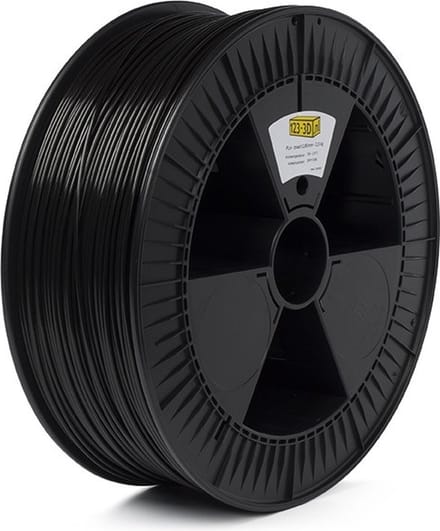 123-3D Zwart PETG filament Zwart 2,85mm (2,3Kg)