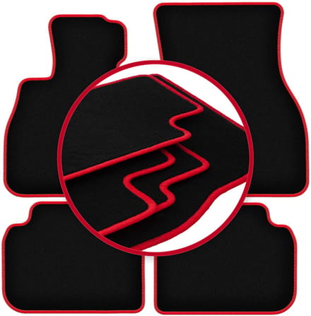CARLUX-RED automatten voor: Mini Clubman F-54 hatchback (2015-)