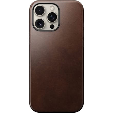Nomad Modern Leather Case - iPhone 16 Pro Max | Horween - Bruin