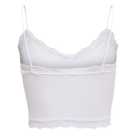 Only Vicky Lace Seamless Cropped Top Dames - Maat M/L