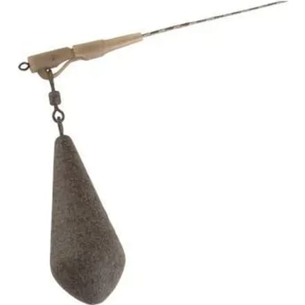 Fox Edges Slik Lead Clip + Pegs - Trans Khaki - Maat 10 - Khaki
