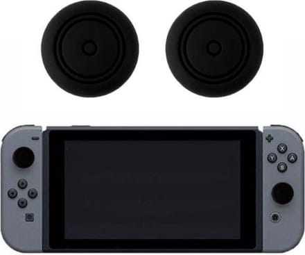 Switch Controller Thumbgrip Thumb Grip Cap Thumbsticks - Zwart 1 paar