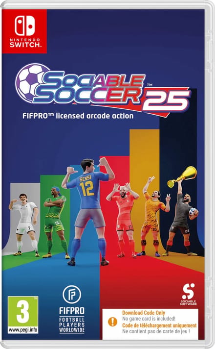 Nintendo Games Switch Sociable Soccer 25 Code In Box Veelkleurig