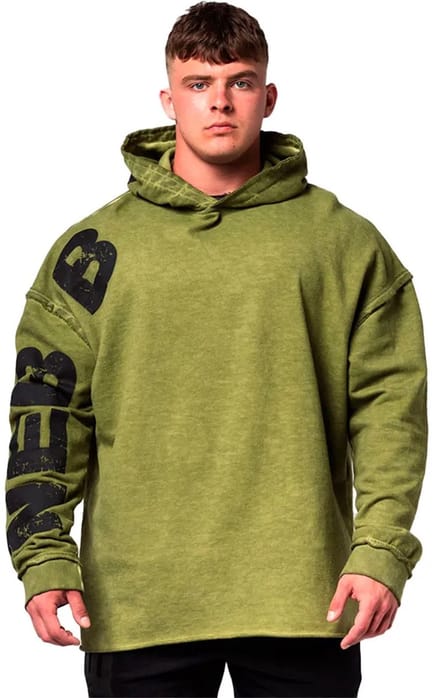 Nebbia Washed-off Oversized No Bs 371 Hoodie Groen 2XL Man